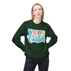 Happy Easter Unisex Midweight Softstyle Fleece Crewneck Sweatshirt
