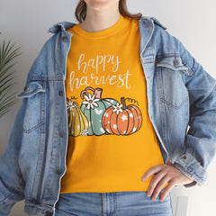 Happy Fall Essential Tee with Pumpkins