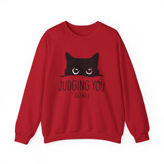 Cat - Judging You Silently Crewneck Sweatshirt