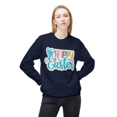 Happy Easter Unisex Midweight Softstyle Fleece Crewneck Sweatshirt