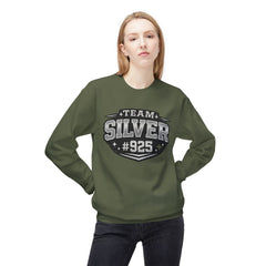 Team Silver #925 Crewneck Sweatshirt- Jewelry Lover