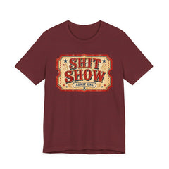 Shit Show Ticket Tee — Vintage Carnival Graphic T-Shirt