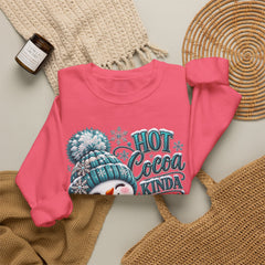 Hot Cocoa Kinda Day Sweatshirt- Winter- Christmas- Snowman