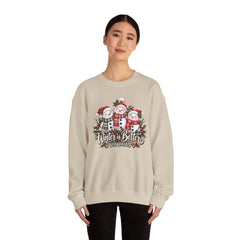 Winter is Better with Friends - Snowmen Crewneck Sweatshirt, Cozy Christmas Apparel, Holiday Festive Sweatshirt