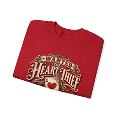 "Wanted: The Heart Thief" Vintage Valentine Graphic