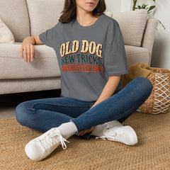 Old Dog New Tricks T-Shirt – "Absolutely Not" Vintage Graphic Tee