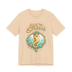 Sea the Sparkle Seahorse T-Shirt — Nautical Mermaid Beach Tee