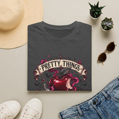 ‘Pretty Things Can Be Poison' Gothic Apple Graphic Tee- Poison Apple