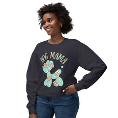 Dog Mama Crewneck Sweatshirt by Comfort Colors - Cozy Gift for Pet Lovers