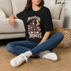 Haunted But Homey T-Shirt — Cute Vintage Haunted House Halloween Tee BP