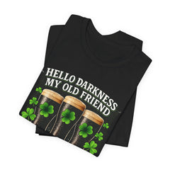 St. Patrick’s Pub Tee – “Hello Darkness My Old Friend, I’ve Come to Drink With You Again”