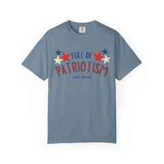 Full of Patriotism and Beer T-shirt - Military Branches, Right to Bear Arms, American Flag