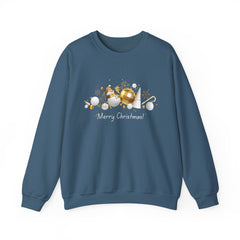 Festive Holiday Sweatshirt, Cozy Winter Apparel, Perfect Gift for Christmas, Tree Ornaments