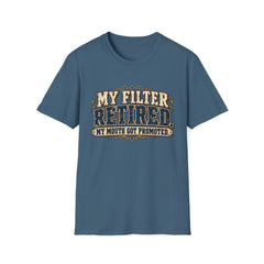 My Filter Retired T-Shirt — Funny Retirement Shirt (“My Filter Retired, My Mouth Got Promoted”)