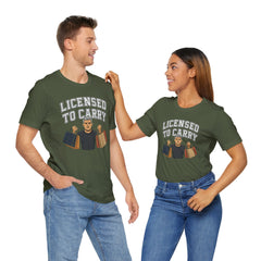 Funny Marriage License Unisex Te, License to carry
