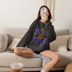 Halloween 'Trick or Treat' Crewneck Sweatshirt — Retro Candy Graphic