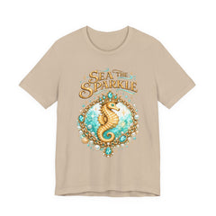 Sea the Sparkle Seahorse T-Shirt — Nautical Mermaid Beach Tee