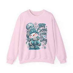 Hot Cocoa Kinda Day Sweatshirt- Winter- Christmas- Snowman