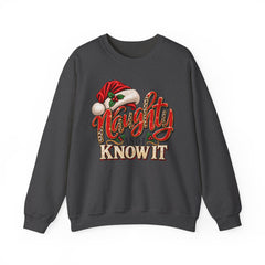 Naughty and Know It Christmas Crewneck Sweatshirt