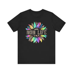 Sunflower Leopard Mom Tee