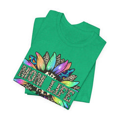 Sunflower Leopard Mom Tee