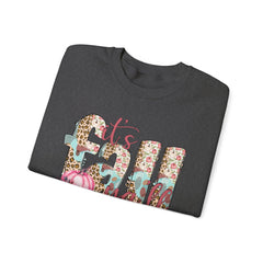 Cozy It’s Fall Y’all Sweatshirt with Floral Design, Perfect for Autumn Style, Thanksgiving Gift, Casual Wear, Seasonal Comfort
