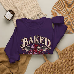 Baked With Bad Intentions Sweatshirt - Halloween Vibes
