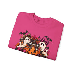 Halloween Ghosts & Pumpkin Crewneck Sweatshirt