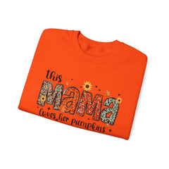 "This Mama Loves Her Pumpkins" Unisex Heavy Blend™ Crewneck Sweatshirt