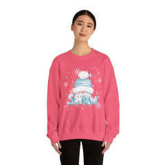 Winter Chill Sweatshirt - Cozy Unisex Crewneck with Snowy Design, Perfect for Holidays, Gifts, Snow Lovers, Warmth, Casual Style