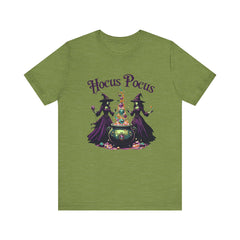 Hocus Pocus Halloween T-Shirt, Witch Tee, Unisex Halloween Shirt, Spooky Season Apparel, Costume Party Top