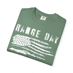 Range Day - FADED PRINT - T-shirt - Military Branches, Right to Bear Arms, American Flag