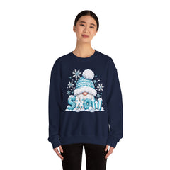 Winter Chill Sweatshirt - Cozy Unisex Crewneck with Snowy Design, Perfect for Holidays, Gifts, Snow Lovers, Warmth, Casual Style