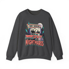 Nightmares Retro Movie Crewneck Sweatshirt- Halloween Vibes