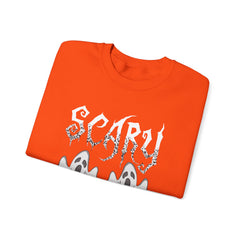 Scary Ghosts Unisex Crewneck Sweatshirt | Halloween Apparel, Spooky Sweatshirt, Ghost Theme, Gift for Halloween Lovers, Cozy Fall Fashion