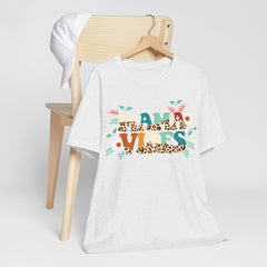 Tropical Mama Vibes Unisex Jersey Tee - Perfect for Summer & Holidays