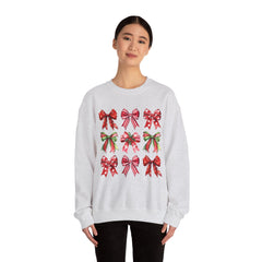Christmas Red Bow Sweatshirt