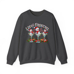 Lit & Frostbit Design | Festive Christmas Martinis, Winter Parties, Snowman Apparel, Christmas Party Sweatshirt