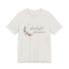 Starlight Dreamer Tee — Moon & Floral Graphic Shirt