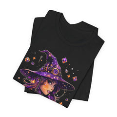 Enchanting Witch Graphic Tee - Perfect for Halloween, Gifts, Parties, Casual Wear, and Witchy Vibes