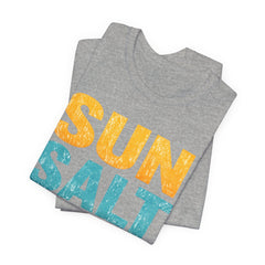 Sun Salt Sand Beach T-Shirt — Retro Coastal Summer Tee