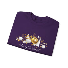 Festive Holiday Sweatshirt, Cozy Winter Apparel, Perfect Gift for Christmas, Tree Ornaments