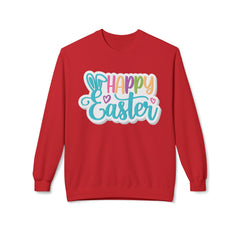 Happy Easter Unisex Midweight Softstyle Fleece Crewneck Sweatshirt