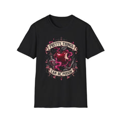 ‘Pretty Things Can Be Poison' Gothic Apple Graphic Tee- Poison Apple