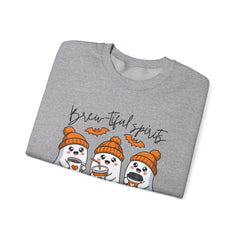 Halloween Ghosts Crewneck Sweatshirt, Spooky Apparel, Fall Fashion, Cozy Sweatshirt, Unisex Halloween Sweater