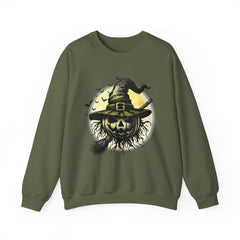 Halloween Witch Sweatshirt, Unisex Sweatshirt for Fall, Cozy Crewneck for Halloween Parties, Spooky Season Apparel, Gift for Witch Lovers
