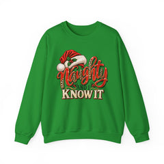 Naughty and Know It Christmas Crewneck Sweatshirt