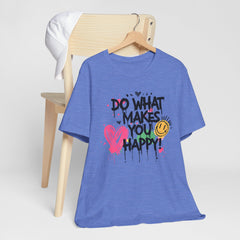 Do What Makes You Happy Tee | Unisex Jersey Short Sleeve Shirt, Positive Vibes Shirt, Gift for Friends, Uplifting Apparel, Casual [...]