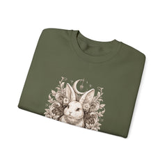 Bunny Moon Floral Crewneck Sweatshirt