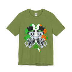 St. Patrick's Day Dead Man Cheers Tee - Unisex Short Sleeve Shirt